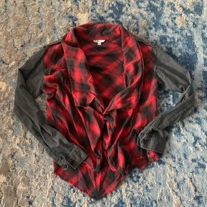 Volcom Plaid Cardigan